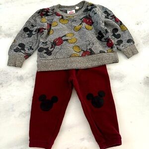 Disney Mickey Mouse, matching set, size 18 months